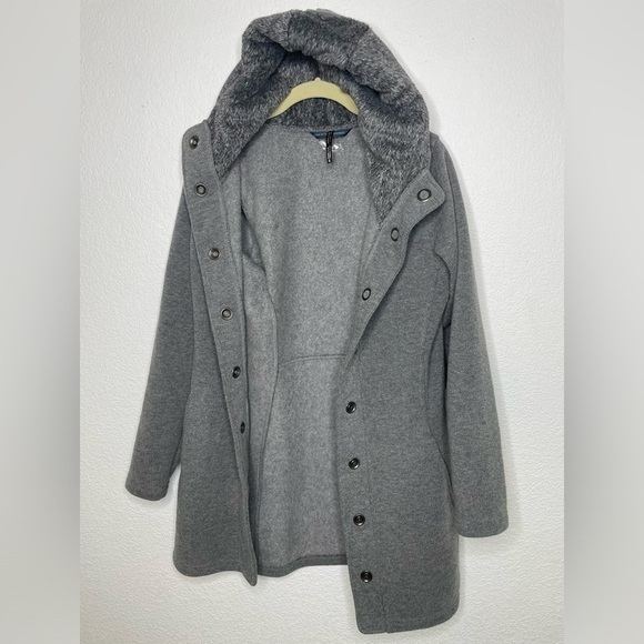 KUHL jacket fleece long casual “Highlander long” women’s small gray - Picture 2 of 9